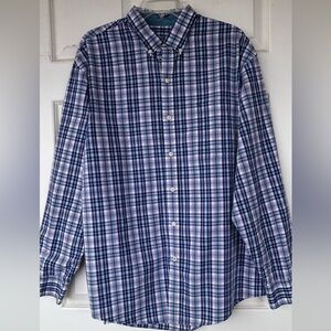 Izod Brand Men’s‎ Button Down Shirt Long Sleeves Size XL
